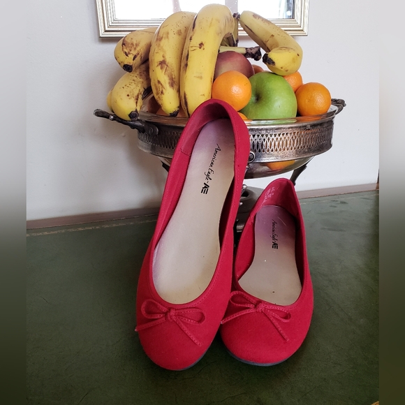 NWOT AE  Dorothy ruby red slipper shoes - Picture 8 of 16